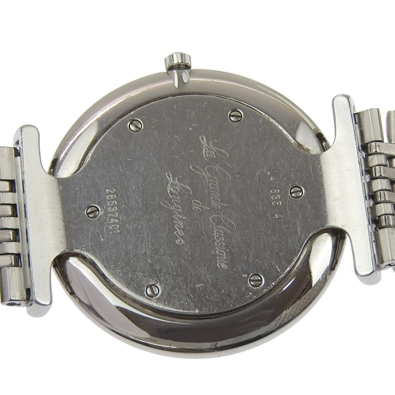 浪琴錶 Grand Classic L4.635.4 精鋼石英模擬腕錶，銀色錶盤 - 男士-5