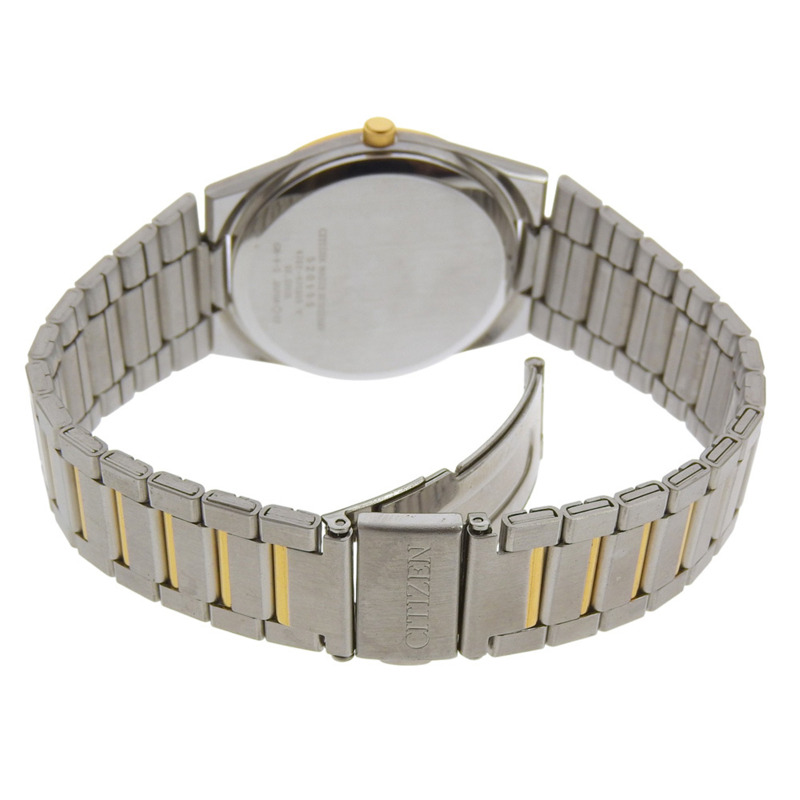 西鐵城 FORMA 手錶 4762-471369，不鏽鋼，石英，模擬，白色錶盤，男士。-4