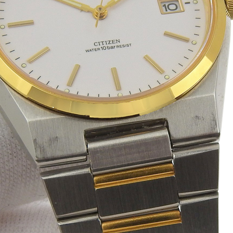 西鐵城 FORMA 手錶 4762-471369，不鏽鋼，石英，模擬，白色錶盤，男士。-7