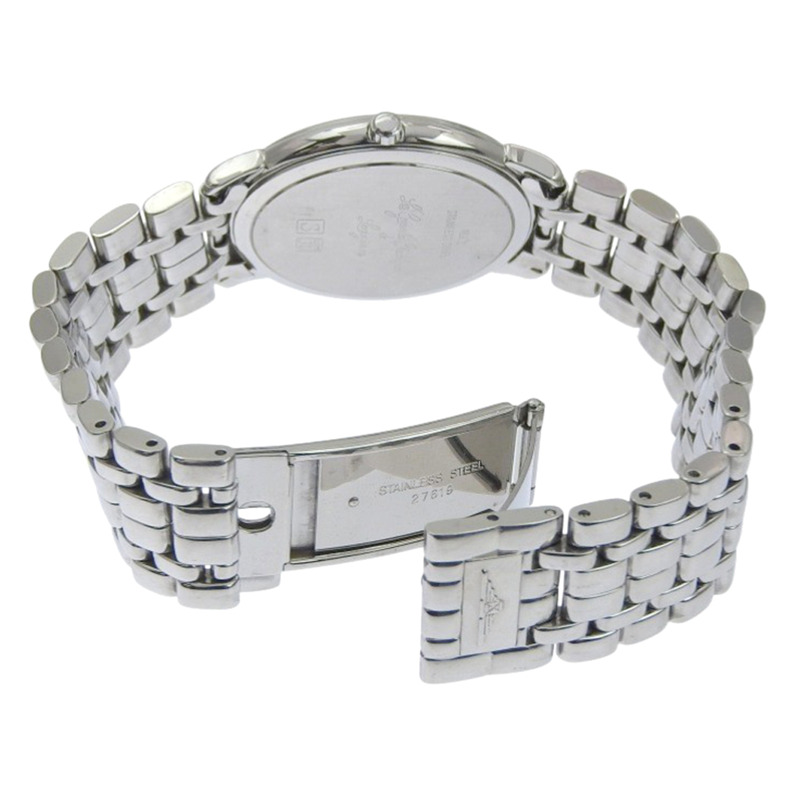 浪琴錶 Grand Classic L4.677.4 不鏽鋼石英類比腕錶，灰色錶盤 - 女士款-4