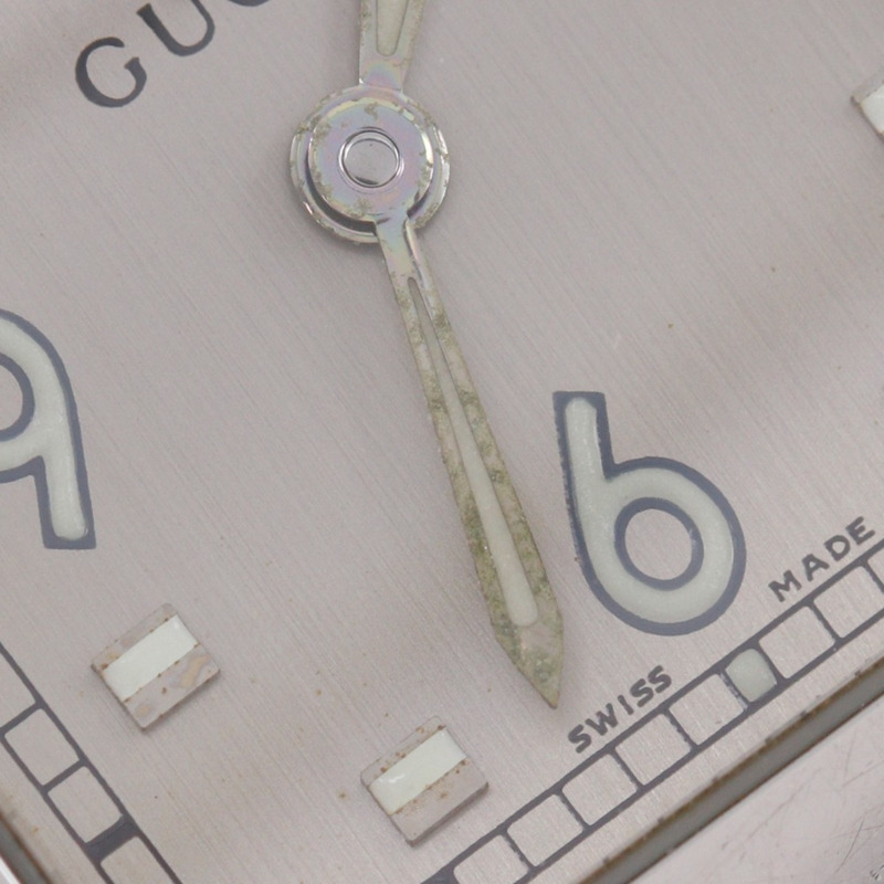 Gucci GUCCI 7700L 不鏽鋼石英模擬銀色錶盤女士腕錶-8