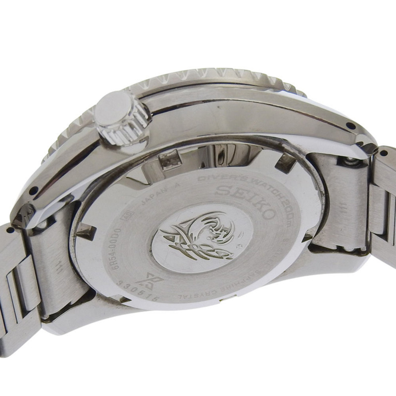 精工Prospex潛水錶 6R54-00D0 機芯 6R54A SBEJ011 不鏽鋼錶殼 日本製造 自動上鍊 指針式 黑色錶盤 男士-5