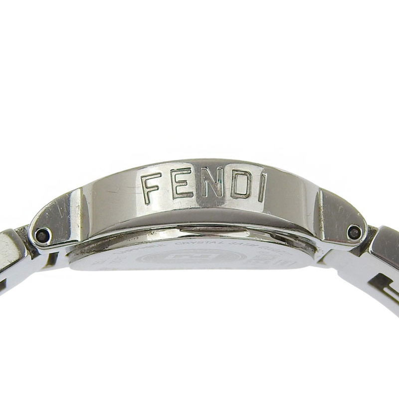 Fendi Olologi 女士腕錶，3050L 不鏽鋼，石英，模擬，黑色錶盤。-4