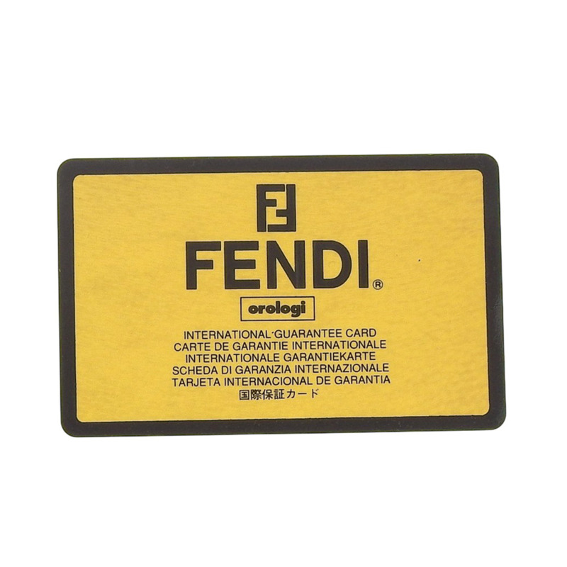 Fendi Olologi 女士腕錶，3050L 不鏽鋼，石英，模擬，黑色錶盤。-9