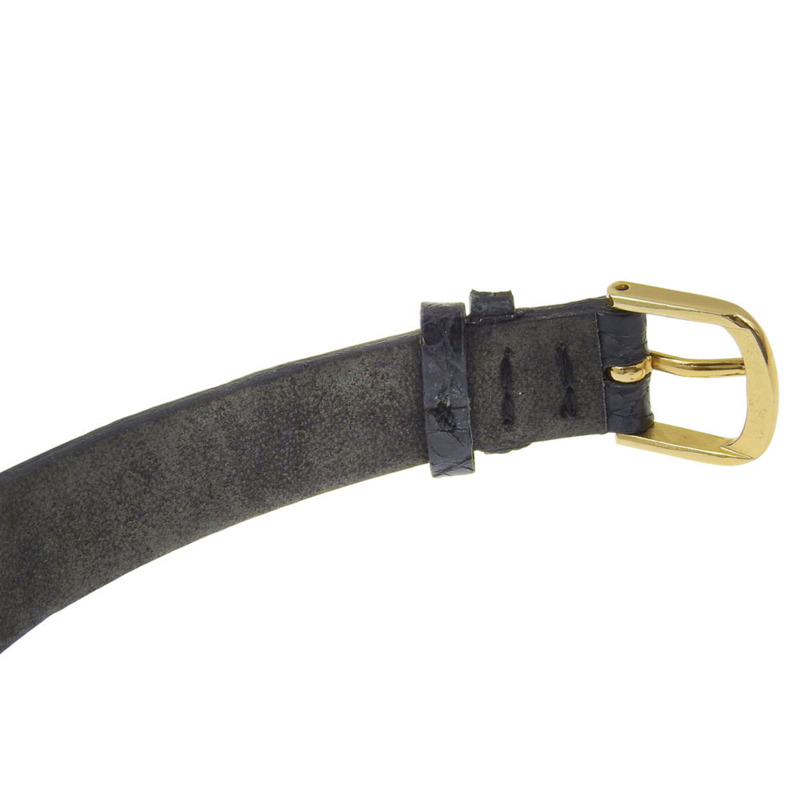 Gucci Sherry系列男士腕錶，鍍金，石英機芯，指針式，黑色錶盤-6