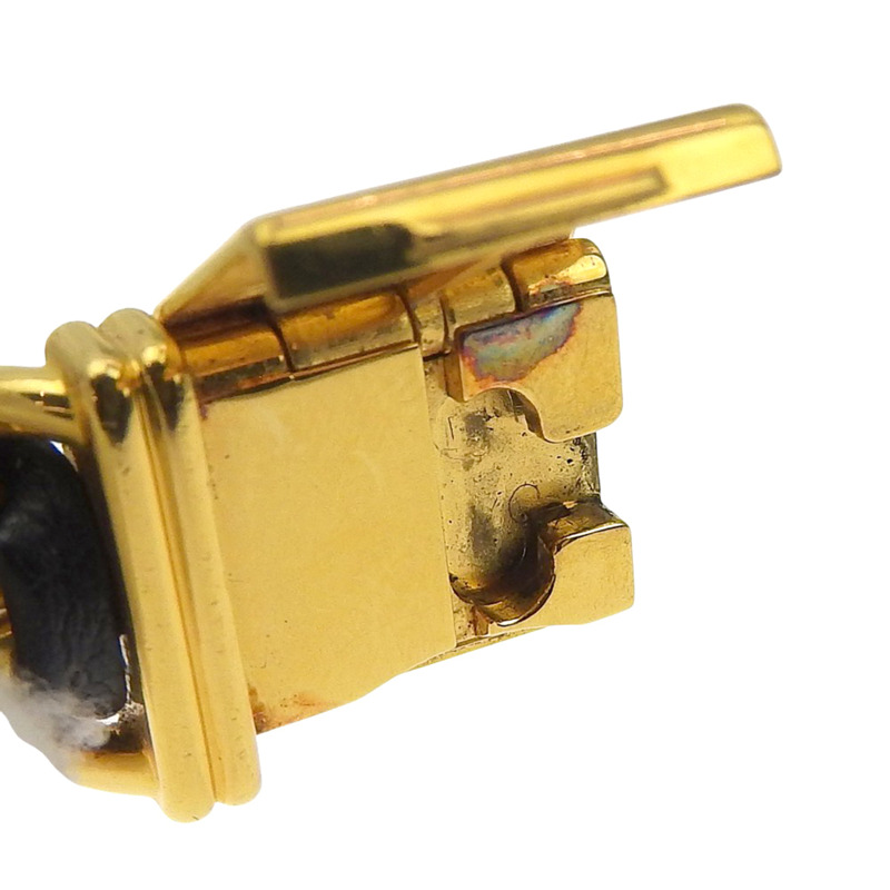 香奈兒 Premiere S 女士腕錶 H0001 鍍金 x 黑色皮革錶帶 石英模擬錶盤-7