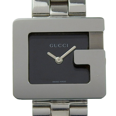 Gucci GUCCI G-Watch 3600L 不鏽鋼石英模擬黑色錶盤女士腕錶