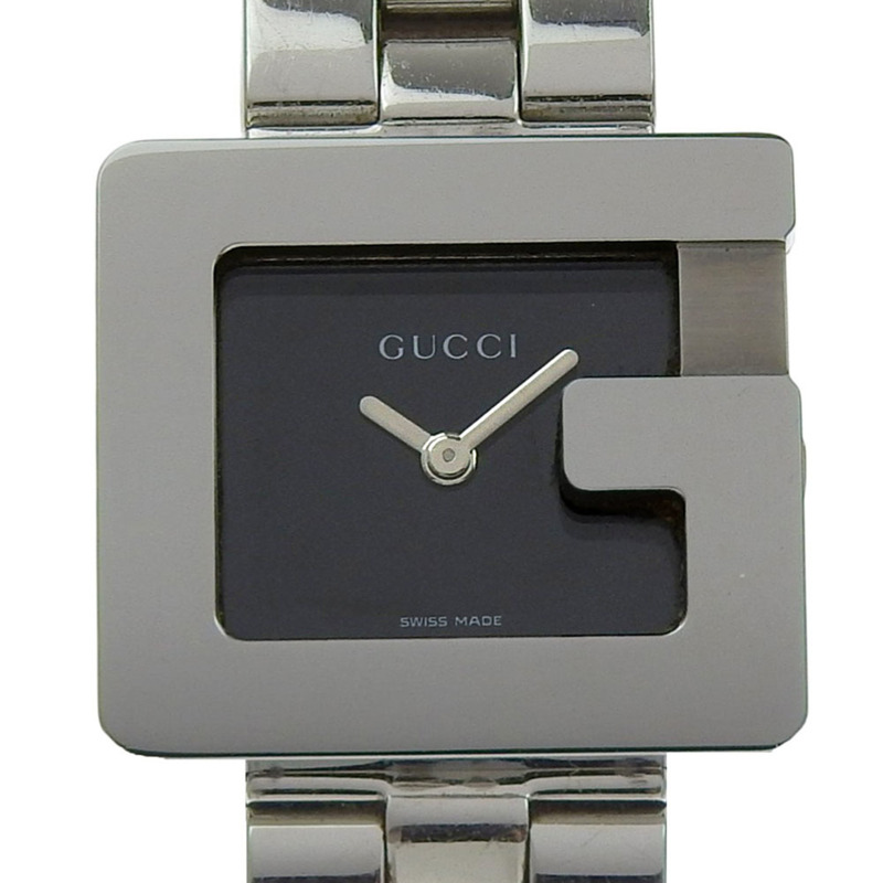Gucci GUCCI G-Watch 3600L 不鏽鋼石英模擬黑色錶盤女士腕錶-0
