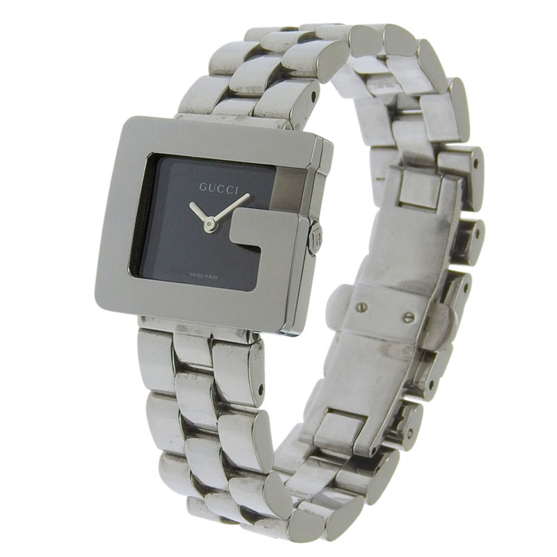Gucci GUCCI G-Watch 3600L 不鏽鋼石英模擬黑色錶盤女士腕錶-1