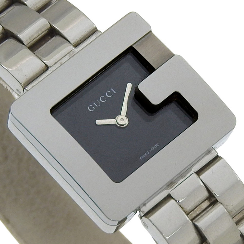 Gucci GUCCI G-Watch 3600L 不鏽鋼石英模擬黑色錶盤女士腕錶-2