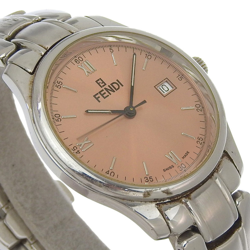 Fendi Olologi 女士腕錶 210G 不鏽鋼石英模擬青銅錶盤-2
