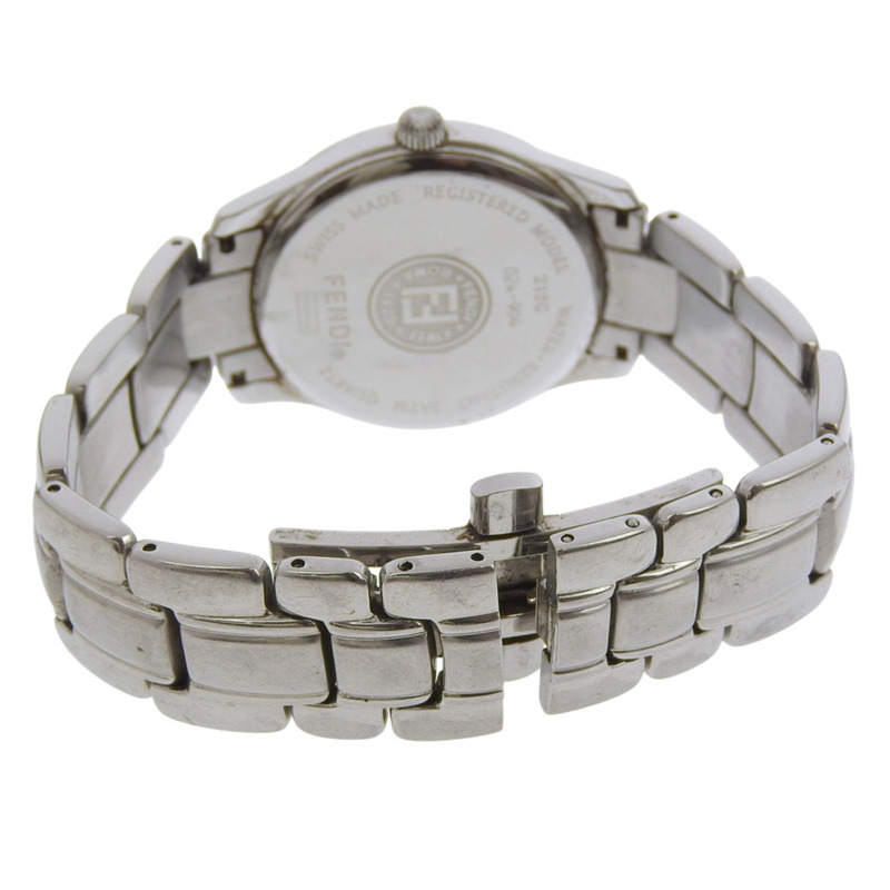 Fendi Olologi 女士腕錶 210G 不鏽鋼石英模擬青銅錶盤-4