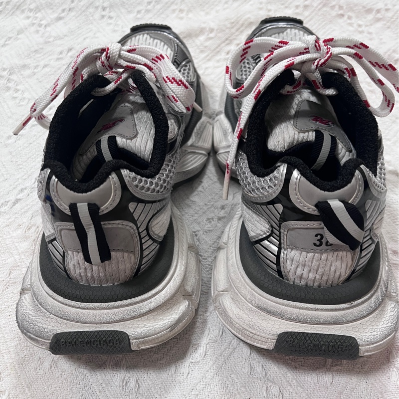 Balenciaga巴黎世家 網布 做舊 系帶 低幫 老爹鞋 男女同款🈚附件-3