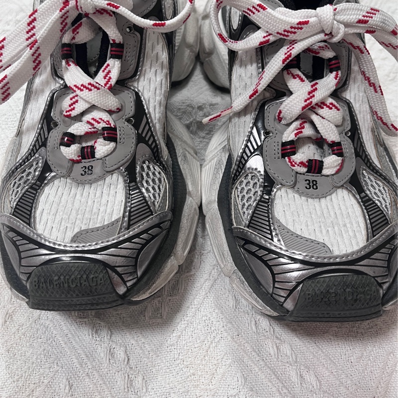 Balenciaga巴黎世家 網布 做舊 系帶 低幫 老爹鞋 男女同款🈚附件-4