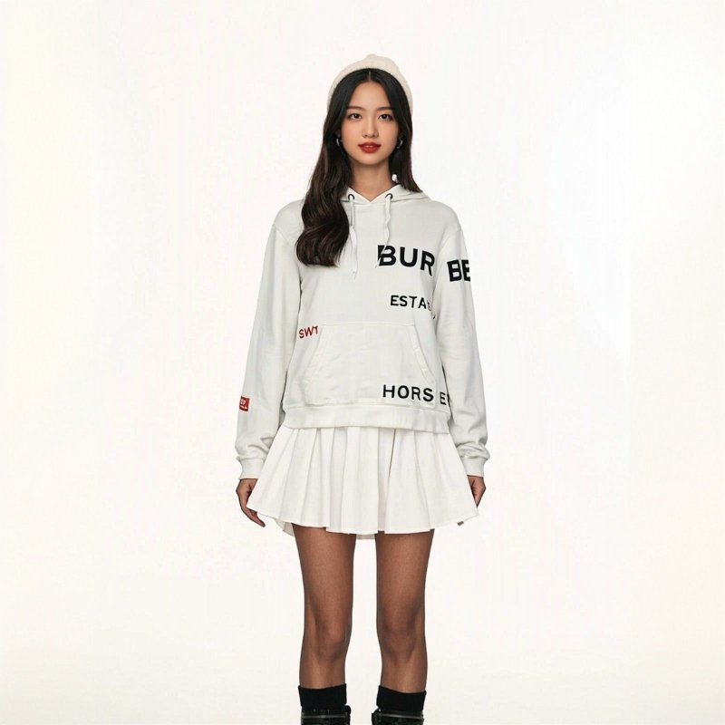 🎉店慶福利款🎉BURBERRY 字母印花連帽衫-2
