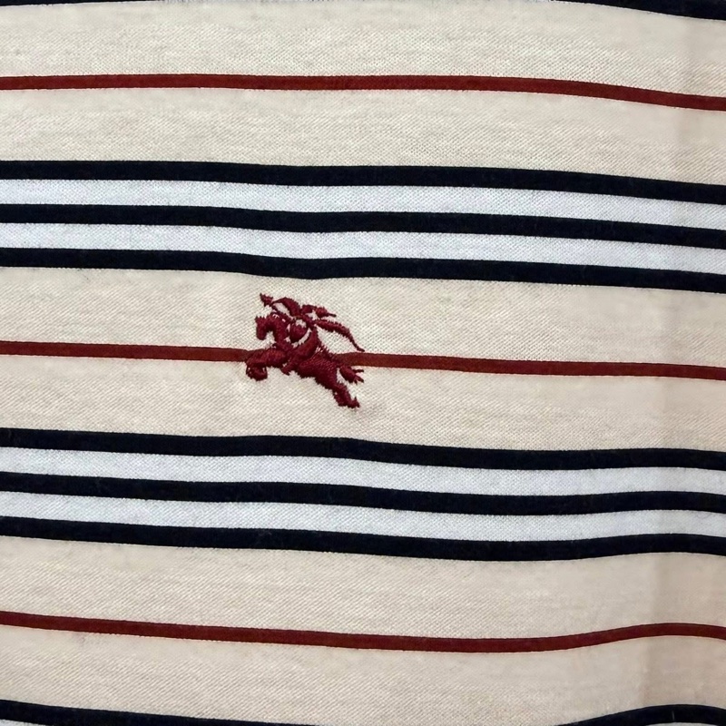 BURBERRY GOLF 經典色橫條戰馬上衣-3
