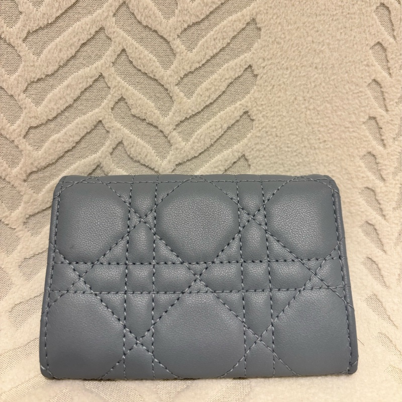 Dior藍色零錢包-1