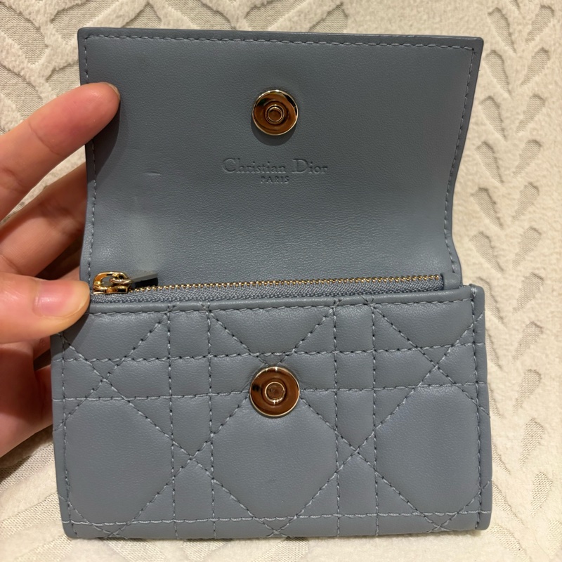 Dior藍色零錢包-2