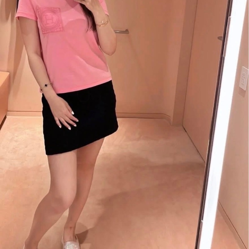 Hermès 刺繡短袖-5