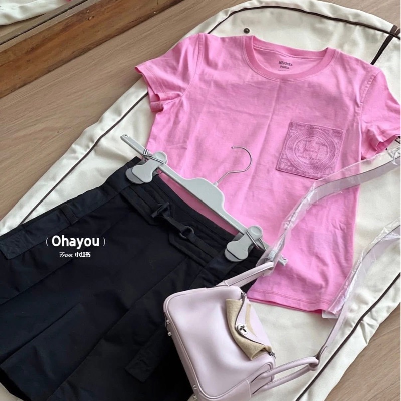 Hermès 刺繡短袖-6