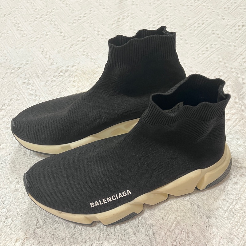 Balenciaga巴黎世家氣墊襪子鞋 黑色 38碼 🈚附件-1