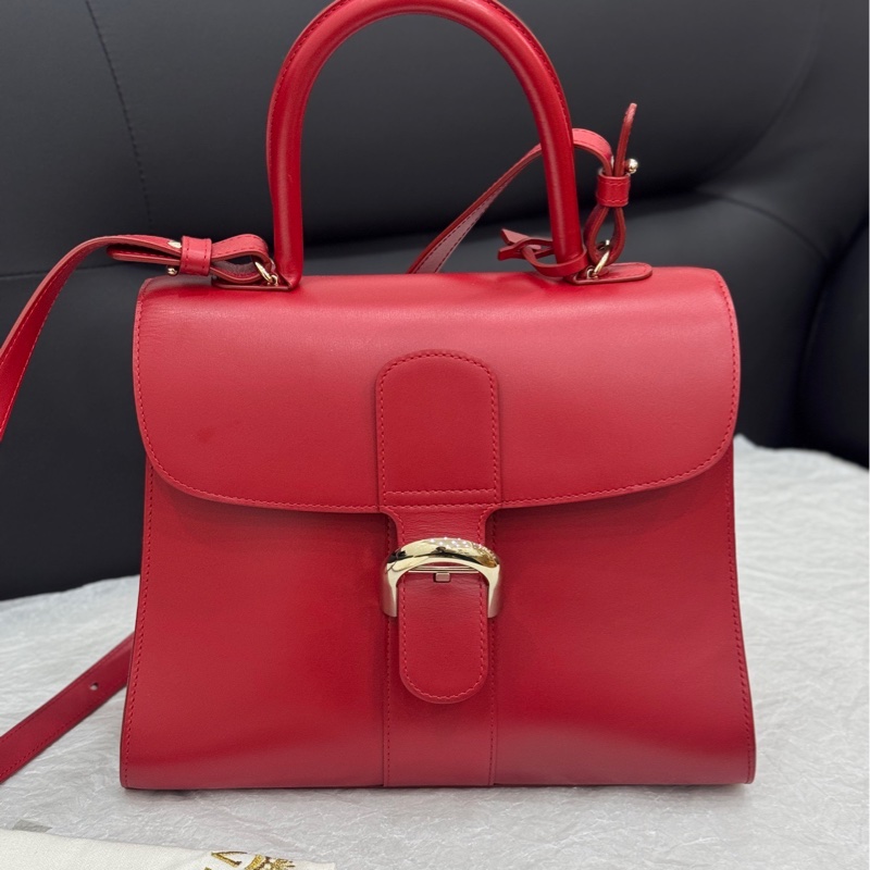 Delvaux德爾沃 Brillant 紅色中號-2