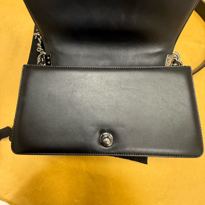 香奈兒Leboy中號 黑配銀-13