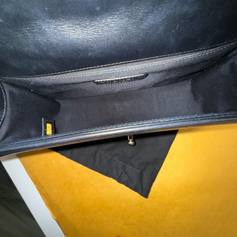 香奈兒Leboy中號 黑配銀-15