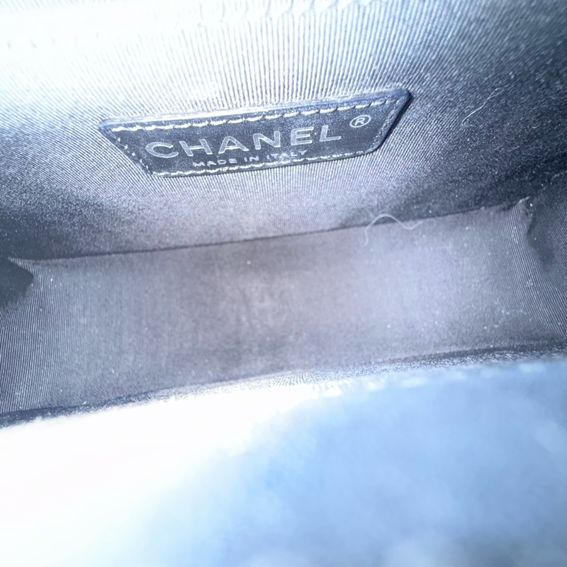 香奈兒Leboy中號 黑配銀-16