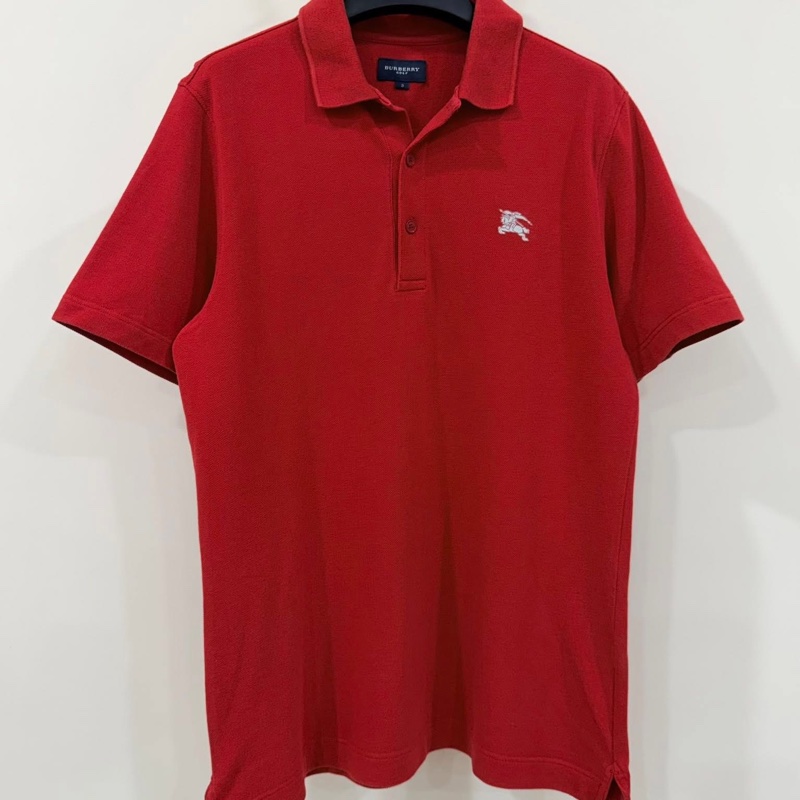 BURBERRY GOLF 紅色POLO戰馬-2
