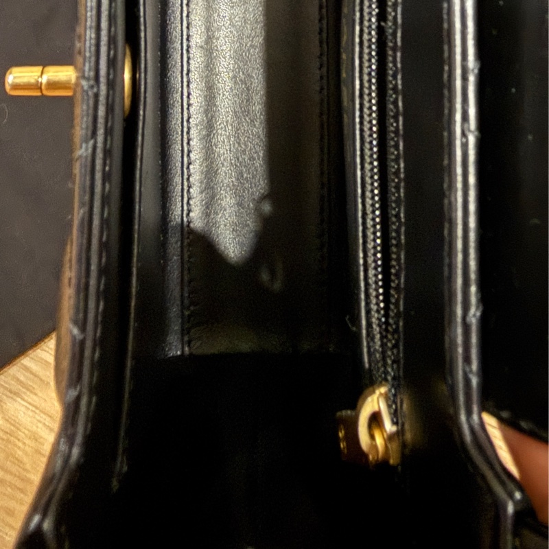 Chanel 香奈兒 油蠟牛皮 Kelly 黑色金釦 絕版逸品🉐溢價款-13