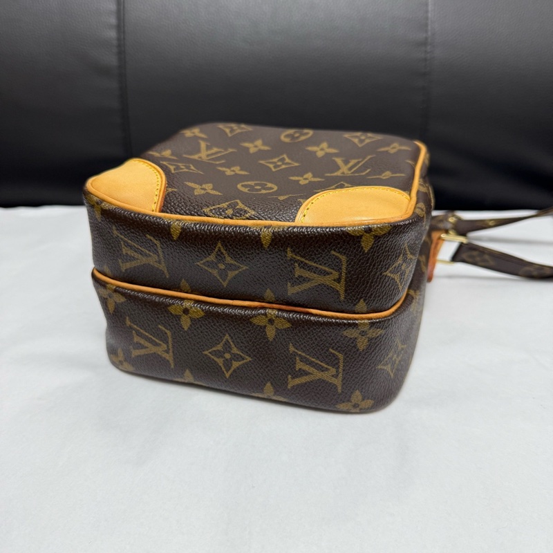 Louis Vuitton路易威登中古款老花雙層相機包單肩斜挎包 🈚附件-3