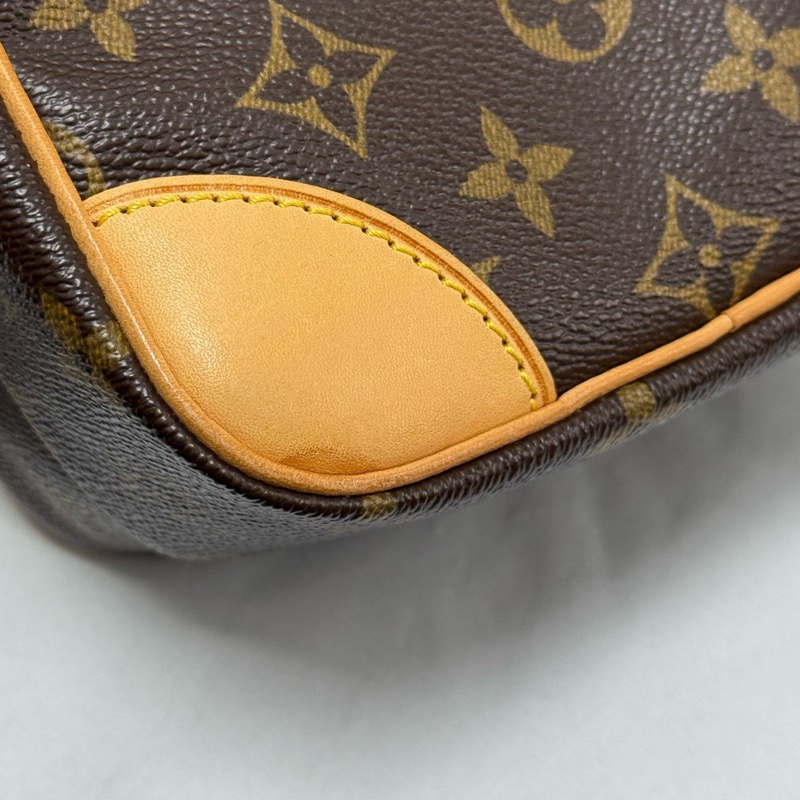Louis Vuitton路易威登中古款老花雙層相機包單肩斜挎包 🈚附件-10