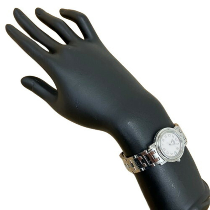 愛馬仕 Clipper Nacre 粉紅珍珠貝母腕錶 CL4.210-9