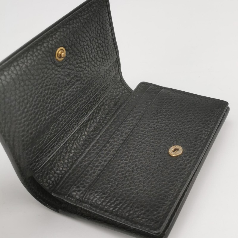 Gucci Animalier牛皮黑色蜜蜂短夾-5