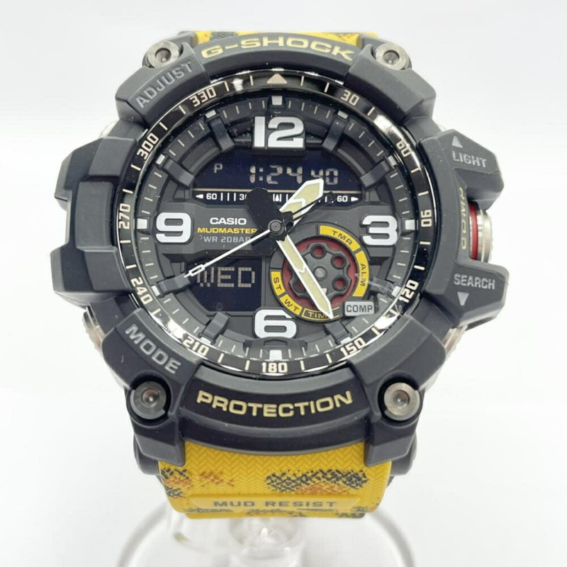 卡西歐 G-SHOCK Mudmaster 指針/數位雙顯手錶 GG-1000WLP-1AJR-0