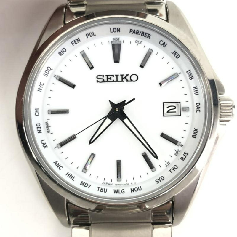 精工精選系列太陽能電波表 7B75-0AA0-3