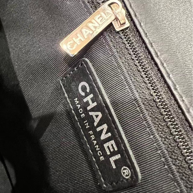 Chanel Surpique Chevron Flap Bag-18