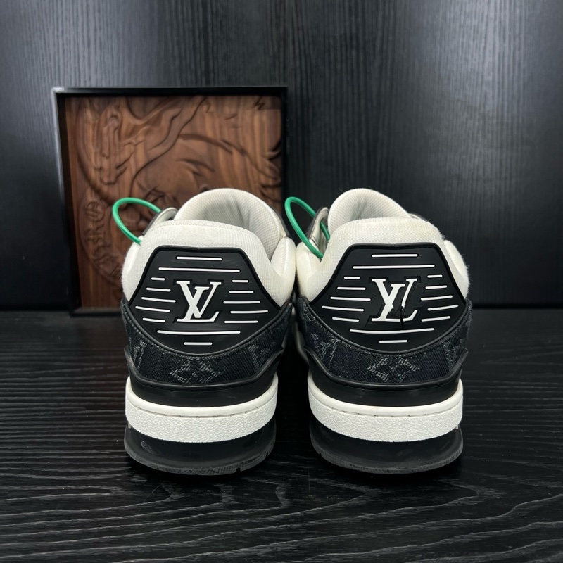Louis Vuitton路易威登 trainer 黑白牛仔 42.5碼-2