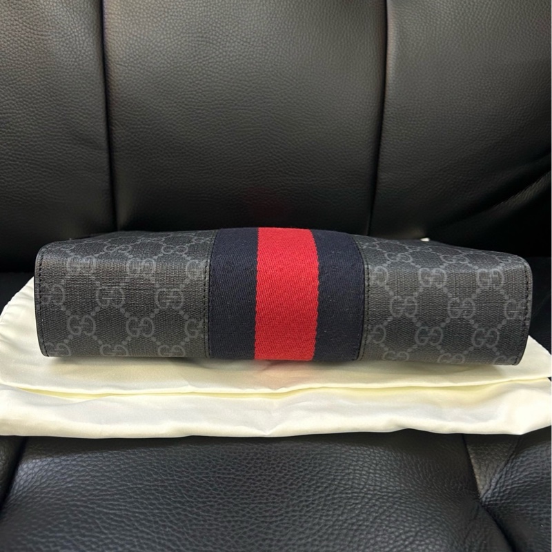 Gucci古馳！爆款黑花手包洗漱包，專櫃斷貨款-4