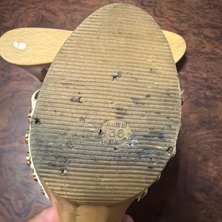 CELINE 木屐 涼鞋 義大利 36-4