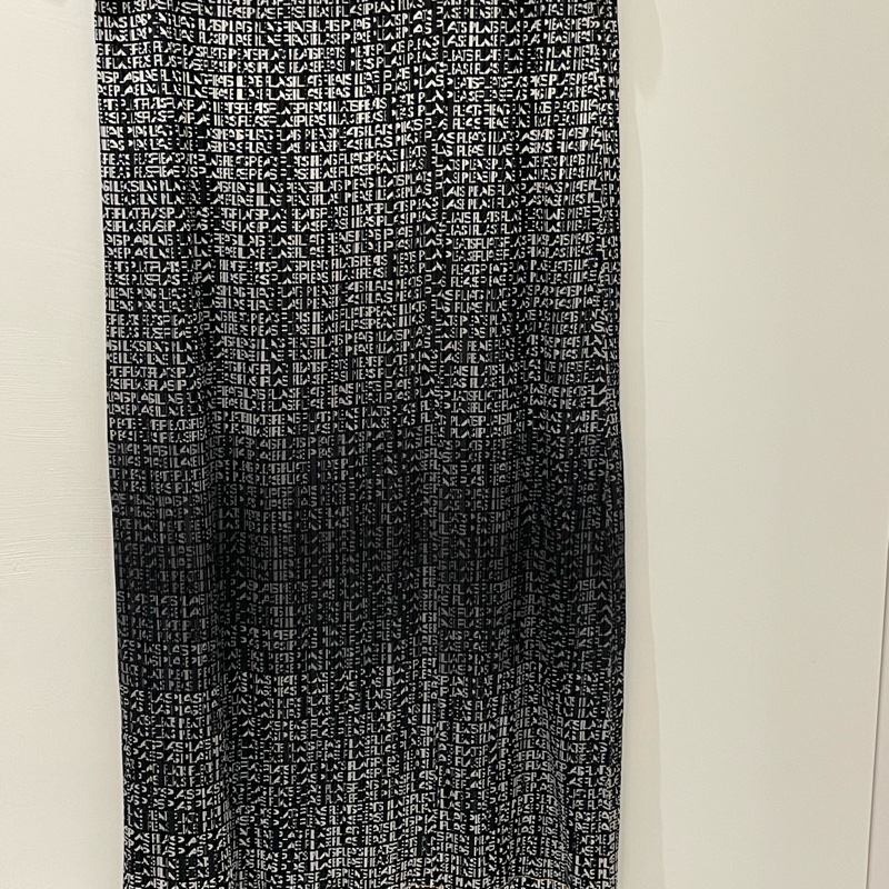 ▪️富貴選物FUGUEI▪️PP 三宅一生 灰色漸層字樣長裙-3