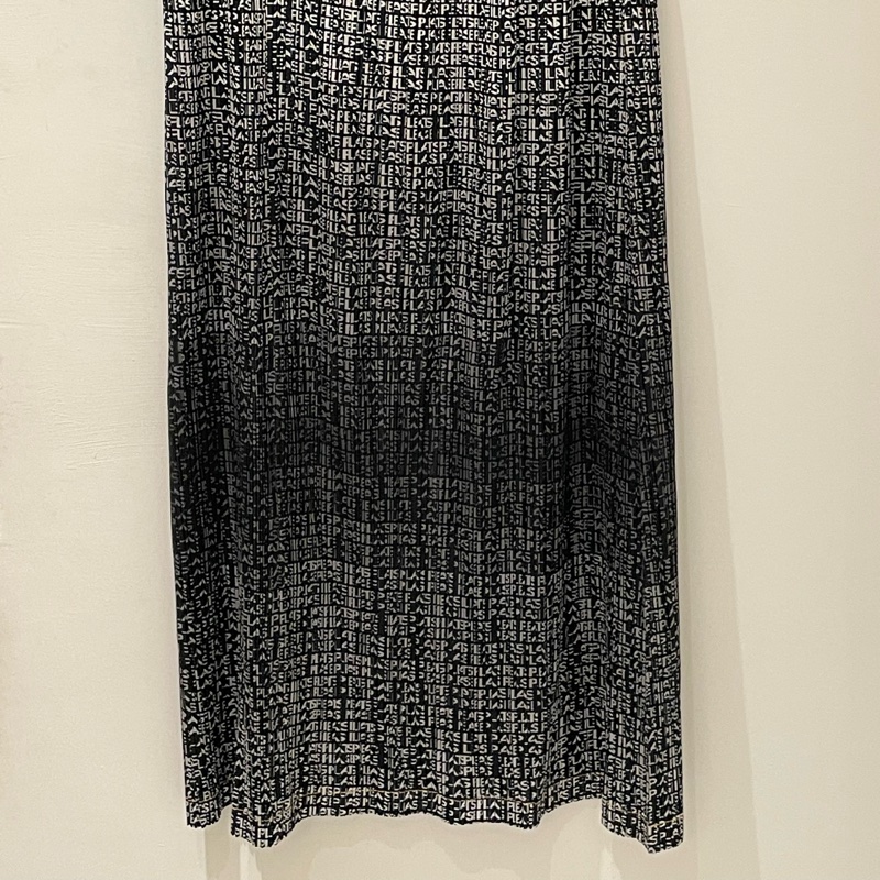 ▪️富貴選物FUGUEI▪️PP 三宅一生 灰色漸層字樣長裙-9