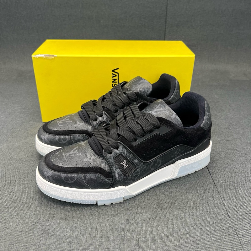 Louis Vuitton路易威登 trainer 黑老花 41.5碼-0