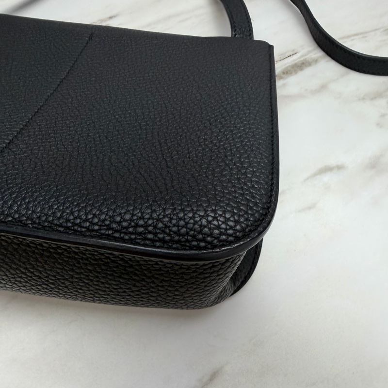 Hermès HALZAN 25 黑色金釦-10