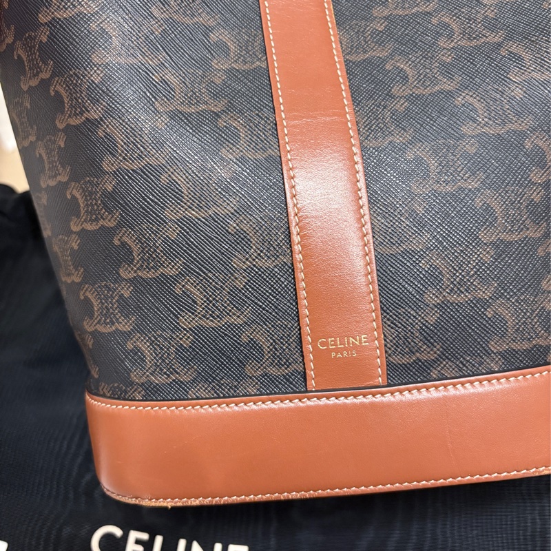 Celine老花小水桶-1