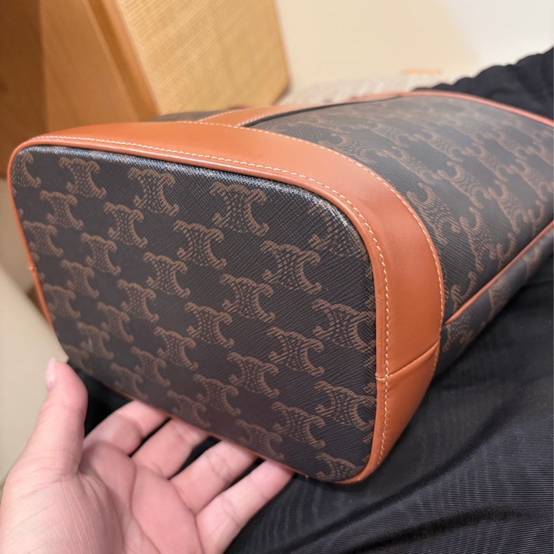 Celine老花小水桶-7