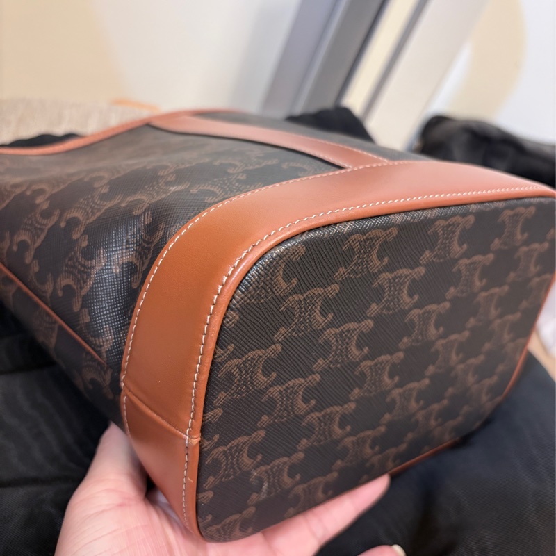 Celine老花小水桶-8