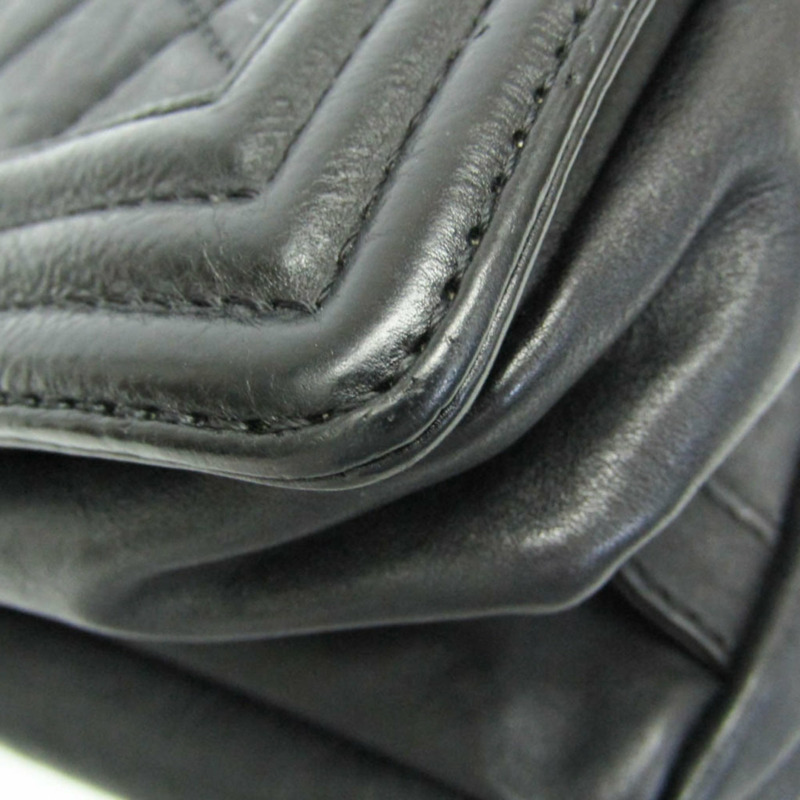 香奈兒 Boy Chanel 鏈條單肩包 女士真皮單肩包 黑色-5