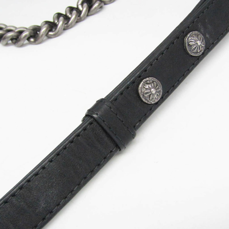 香奈兒 Boy Chanel 鏈條單肩包 女士真皮單肩包 黑色-14